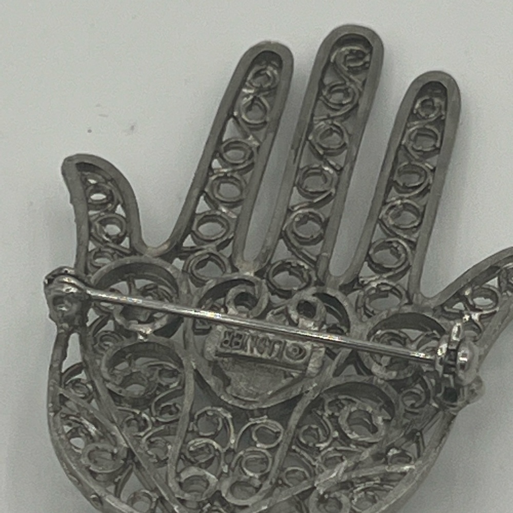 Hamsa Brooch by Lisner - Picture 5 of 5